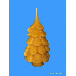 Svíčka ze včelího vosku, vánoční stromek